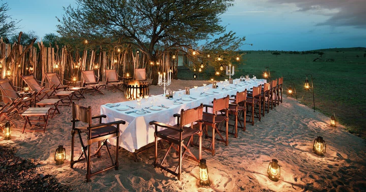 Tanzania safari landscape at dusk